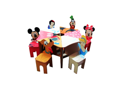 Столи і стільці. Серія герої мультфільмів