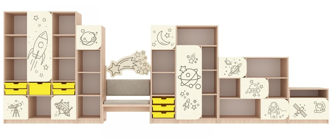 Стінка дитяча «Таємничий всесвіт»